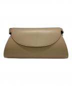 AULENTTIオウレンティ）の古着「LEATHER BAG」｜ベージュ