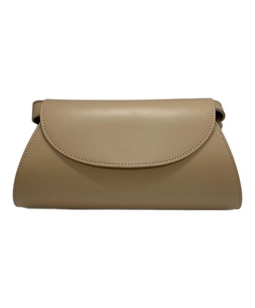 AULENTTI（オウレンティ）AULENTTI (オウレンティ) LEATHER BAG ベージュの古着・服飾アイテム