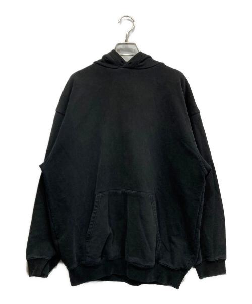BALENCIAGA（バレンシアガ）BALENCIAGA (バレンシアガ) LOGO PULLOVER PARKA ブラック サイズ:Mの古着・服飾アイテム