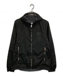 PRADA（プラダ）の古着「リバーシブルナイロンジャケット」｜ブラック