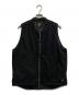 BLUCO WORK GARMENT（ブルコ ワーク ガーメント）の古着「RIB COLLAR DUCK VEST」｜ブラック