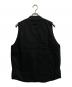 BLUCO WORK GARMENT (ブルコ ワーク ガーメント) RIB COLLAR DUCK VEST ブラック サイズ:L：6000円