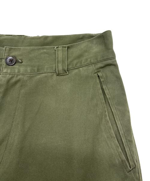 soerte（ソエルテ）soerte (ソエルテ) M47 Wide straight military pants カーキ サイズ:2の古着・服飾アイテム