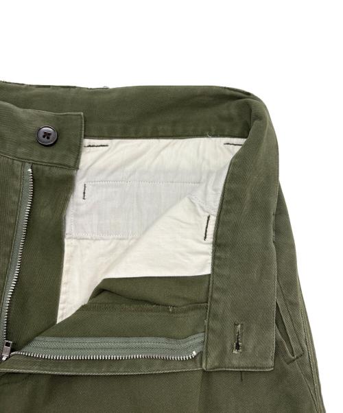 soerte（ソエルテ）soerte (ソエルテ) M47 Wide straight military pants カーキ サイズ:2の古着・服飾アイテム
