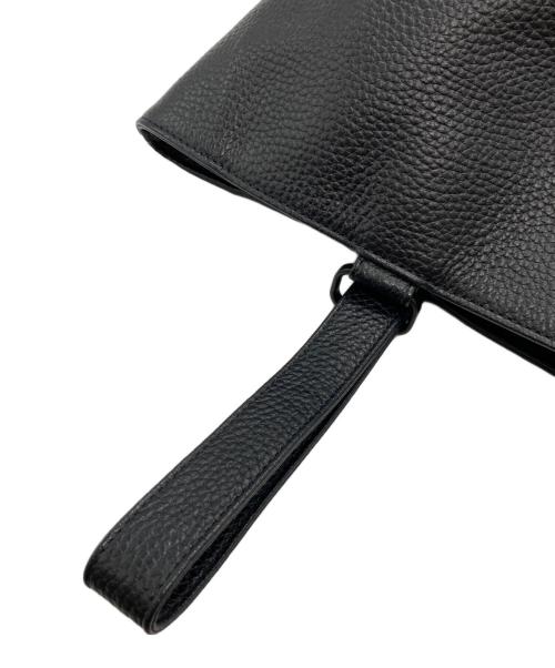 HushTug（ハッシュタグ）HushTug (ハッシュタグ) 巾着レザーバッグ ブラック サイズ:-の古着・服飾アイテム