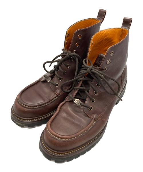 Timberland（ティンバーランド）Timberland (ティンバーランド) レザーブーツ ブラウン サイズ:9Wの古着・服飾アイテム