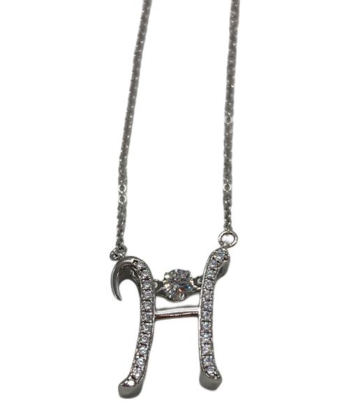 gift from NewYork（ギフト フロム ニューヨーク）gift from newyork (ギフト フロム ニューヨーク) 揺れる イニシャルネックレス H シルバー サイズ:-の古着・服飾アイテム