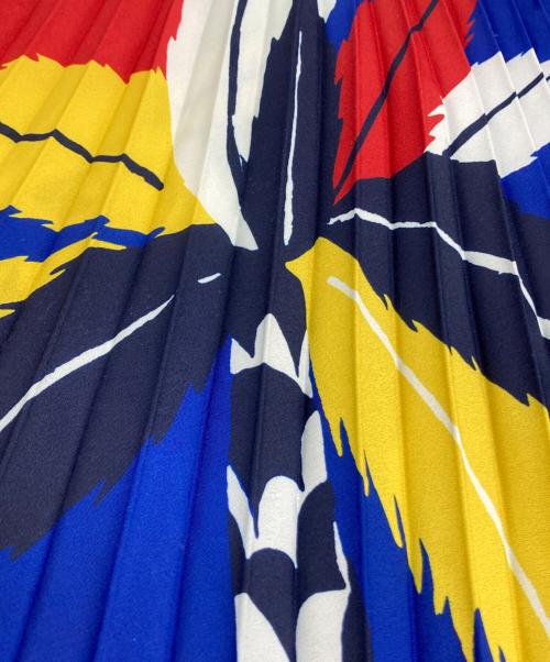 POLO RALPH LAUREN（ポロ・ラルフローレン）POLO RALPH LAUREN (ポロ・ラルフローレン) フローラル ハイブリッド セータープリーテッド ドレス マルチカラー サイズ:Sの古着・服飾アイテム