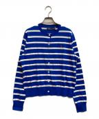 POLO RALPH LAURENポロ・ラルフローレン）の古着「ボーダーカーディガン」｜ブルー
