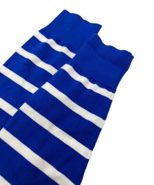 POLO RALPH LAUREN（ポロ・ラルフローレン）POLO RALPH LAUREN (ポロ・ラルフローレン) ボーダーカーディガン ブルー サイズ:Lの古着・服飾アイテム