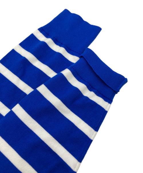 POLO RALPH LAUREN（ポロ・ラルフローレン）POLO RALPH LAUREN (ポロ・ラルフローレン) ボーダーカーディガン ブルー サイズ:Lの古着・服飾アイテム