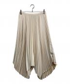POLO RALPH LAURENポロ・ラルフローレン）の古着「ランダムプリーツスカート」｜ベージュ