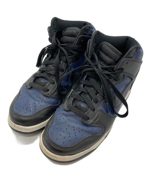 NIKE（ナイキ）NIKE (ナイキ) DUNK HIGH ネイビー×ブラック サイズ:27の古着・服飾アイテム