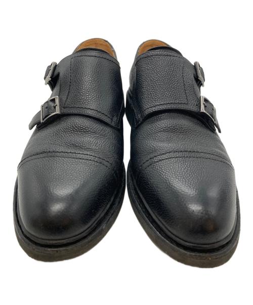 PARABOOT（パラブーツ）PARABOOT (パラブーツ) BEAMS F (ビームスエフ) POE モンクストラップシューズ ブラック サイズ:6の古着・服飾アイテム