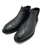 JOSEPH CHEANEYジョセフチーニー）の古着「メダリオンサイドゴアブーツ」｜ブラック