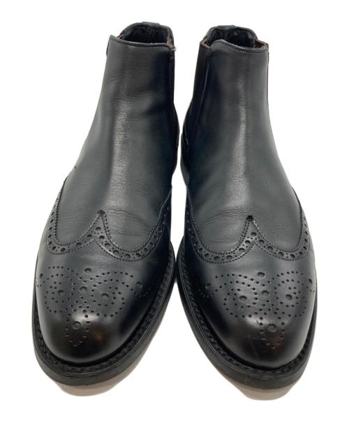 JOSEPH CHEANEY（ジョセフチーニー）Joseph Cheaney (ジョセフチーニー) メダリオンサイドゴアブーツ ブラック サイズ:-の古着・服飾アイテム
