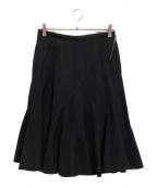 tricot COMME des GARCONSトリココムデギャルソン）の古着「フレアスカート」｜ブラック