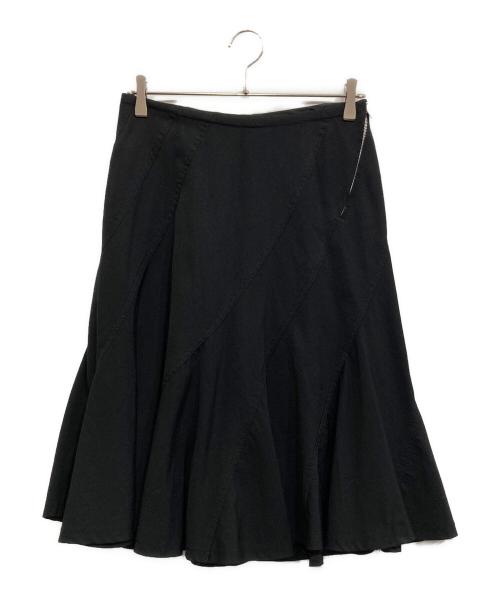 tricot COMME des GARCONS（トリココムデギャルソン）tricot COMME des GARCONS (トリココムデギャルソン) フレアスカート ブラック サイズ:Mの古着・服飾アイテム