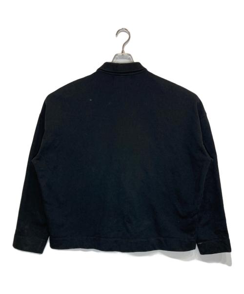 FRED PERRY（フレッドペリー）FRED PERRY (フレッドペリー) RAF SIMONS (ラフシモンズ) ローレルリーススウェットポロ ブラック サイズ:Ⅿの古着・服飾アイテム