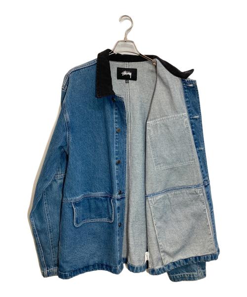 stussy（ステューシー）stussy (ステューシー) カバーオール ブルー サイズ:XLの古着・服飾アイテム