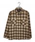 PENDLETON（ペンドルトン）の古着「チェックオープンカラーシャツ」｜ブラウン