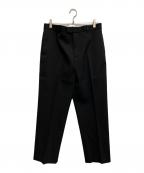 BOTTEGA VENETAボッテガベネタ）の古着「ウールスラックス」｜ブラック