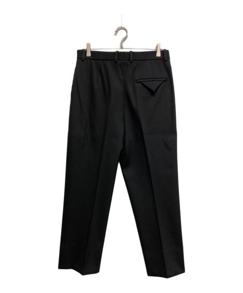 BOTTEGA VENETA（ボッテガベネタ）BOTTEGA VENETA (ボッテガベネタ) ウールスラックス ブラック サイズ:48の古着・服飾アイテム