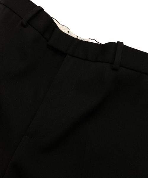 BOTTEGA VENETA（ボッテガベネタ）BOTTEGA VENETA (ボッテガベネタ) ウールスラックス ブラック サイズ:48の古着・服飾アイテム