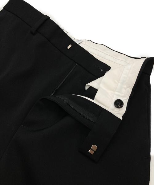 BOTTEGA VENETA（ボッテガベネタ）BOTTEGA VENETA (ボッテガベネタ) ウールスラックス ブラック サイズ:48の古着・服飾アイテム