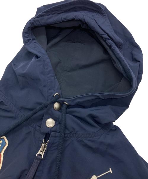 POLO RALPH LAUREN（ポロ・ラルフローレン）POLO RALPH LAUREN (ポロ・ラルフローレン) フーデットナイロンジャケット ネイビー サイズ:Lの古着・服飾アイテム
