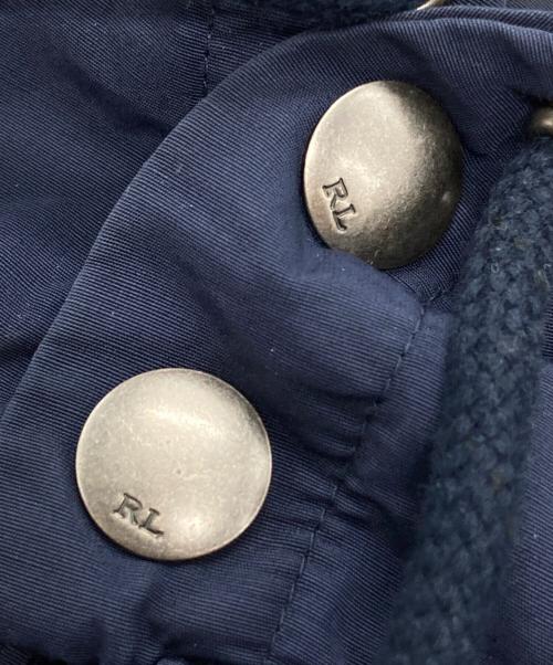 POLO RALPH LAUREN（ポロ・ラルフローレン）POLO RALPH LAUREN (ポロ・ラルフローレン) フーデットナイロンジャケット ネイビー サイズ:Lの古着・服飾アイテム