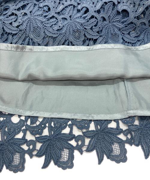 CELFORD（セルフォード）CELFORD (セルフォード) ケミカルレースワンピース ブルー サイズ:34の古着・服飾アイテム