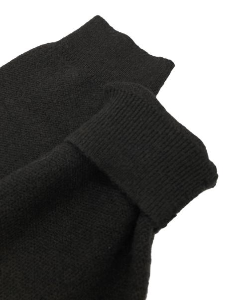 stussy（ステューシー）stussy (ステューシー) Half Zip Mock Neck Sweater ブラック サイズ:Lの古着・服飾アイテム