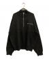stussy（ステューシー）の古着「Half Zip Mock Neck Sweater」｜ブラック