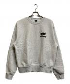 stussyステューシー）の古着「SURFWALK CREW」｜グレー