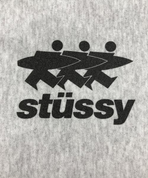 stussy（ステューシー）stussy (ステューシー) SURFWALK CREW グレー サイズ:Lの古着・服飾アイテム