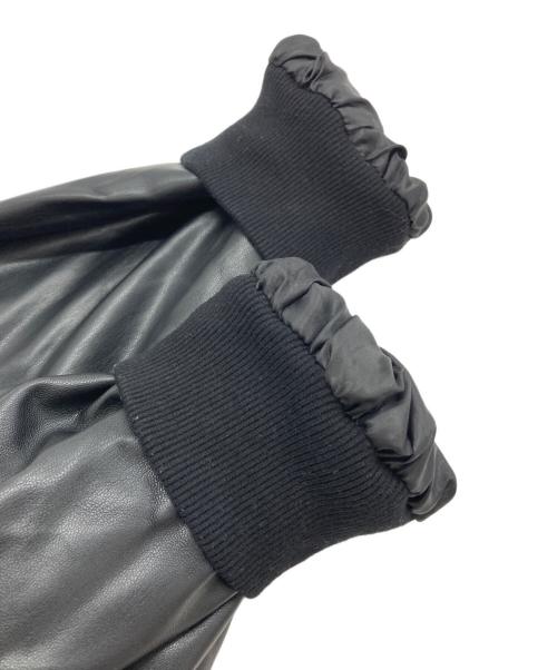 LEANN MOMENT（リーンモーメント）LEANN MOMENT (リーンモーメント) フェイクレザージャケット ブラック サイズ:Lの古着・服飾アイテム