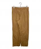 AURALEEオーラリー）の古着「WRINKLED WASHED FINX TWILL PANTS」｜ベージュ
