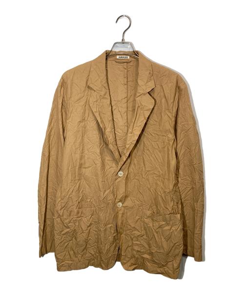 AURALEE（オーラリー）AURALEE (オーラリー) WRINKLED WASHED FINX TWILL JACKE ベージュ サイズ:4の古着・服飾アイテム