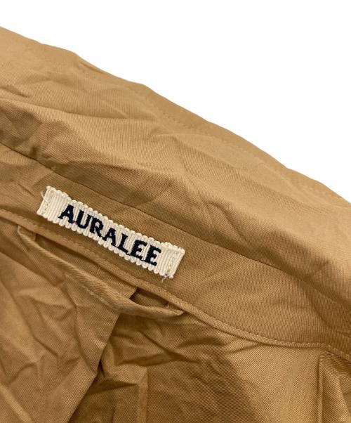 AURALEE（オーラリー）AURALEE (オーラリー) WRINKLED WASHED FINX TWILL JACKE ベージュ サイズ:4の古着・服飾アイテム