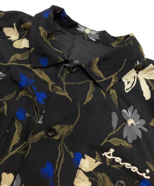 sacai（サカイ）sacai (サカイ) Floral Print Shirt ブラック サイズ:2の古着・服飾アイテム