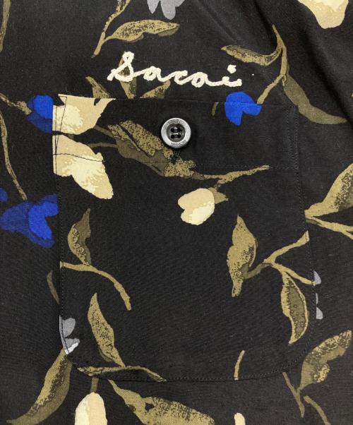 sacai（サカイ）sacai (サカイ) Floral Print Shirt ブラック サイズ:2の古着・服飾アイテム