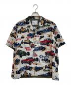 sacaiサカイ）の古着「Car Race / Tropical Print Shirt」｜ホワイト