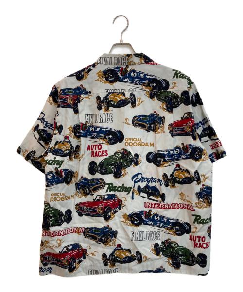 sacai（サカイ）sacai (サカイ) Car Race / Tropical Print Shirt ホワイト サイズ:3の古着・服飾アイテム