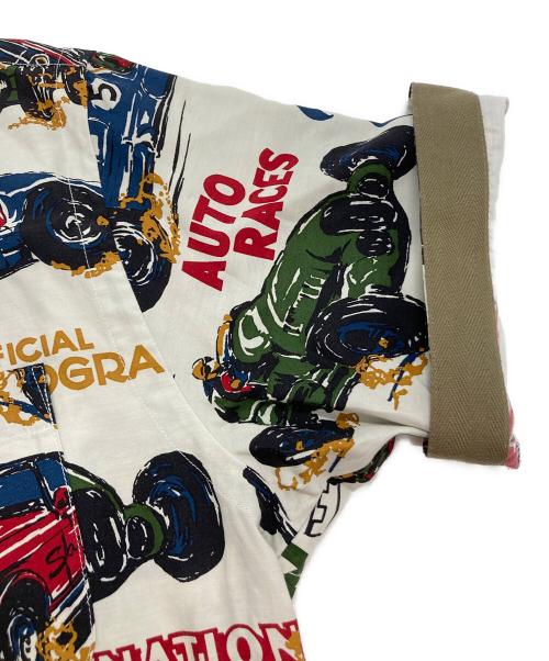 sacai（サカイ）sacai (サカイ) Car Race / Tropical Print Shirt ホワイト サイズ:3の古着・服飾アイテム