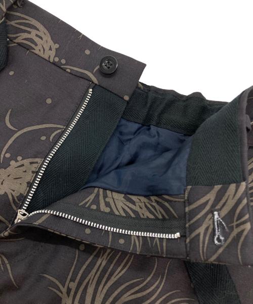 sacai（サカイ）sacai (サカイ) ベルテッドプリーツハーフパンツ ブラック サイズ:2の古着・服飾アイテム