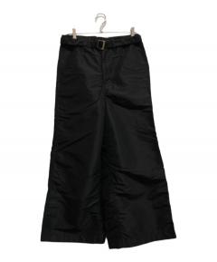 中古・古着通販】sacai (サカイ) ベルテッドプリーツハーフパンツ