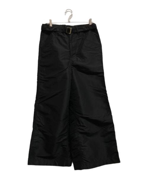 sacai（サカイ）sacai (サカイ) Nylon Twill Pants ブラック サイズ:SIZE 1の古着・服飾アイテム