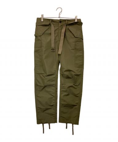 中古・古着通販】sacai (サカイ) Taffeta Pants グリーン サイズ:2