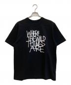 sacaiサカイ）の古着「WHERE THE WILD THINGS ARE Tee」｜ブラック